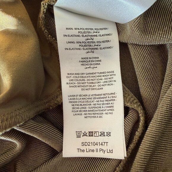 Significant Other "Texas" Khaki Twist Crop Top Sz 8 Retails $195 - Picture 6 of 7